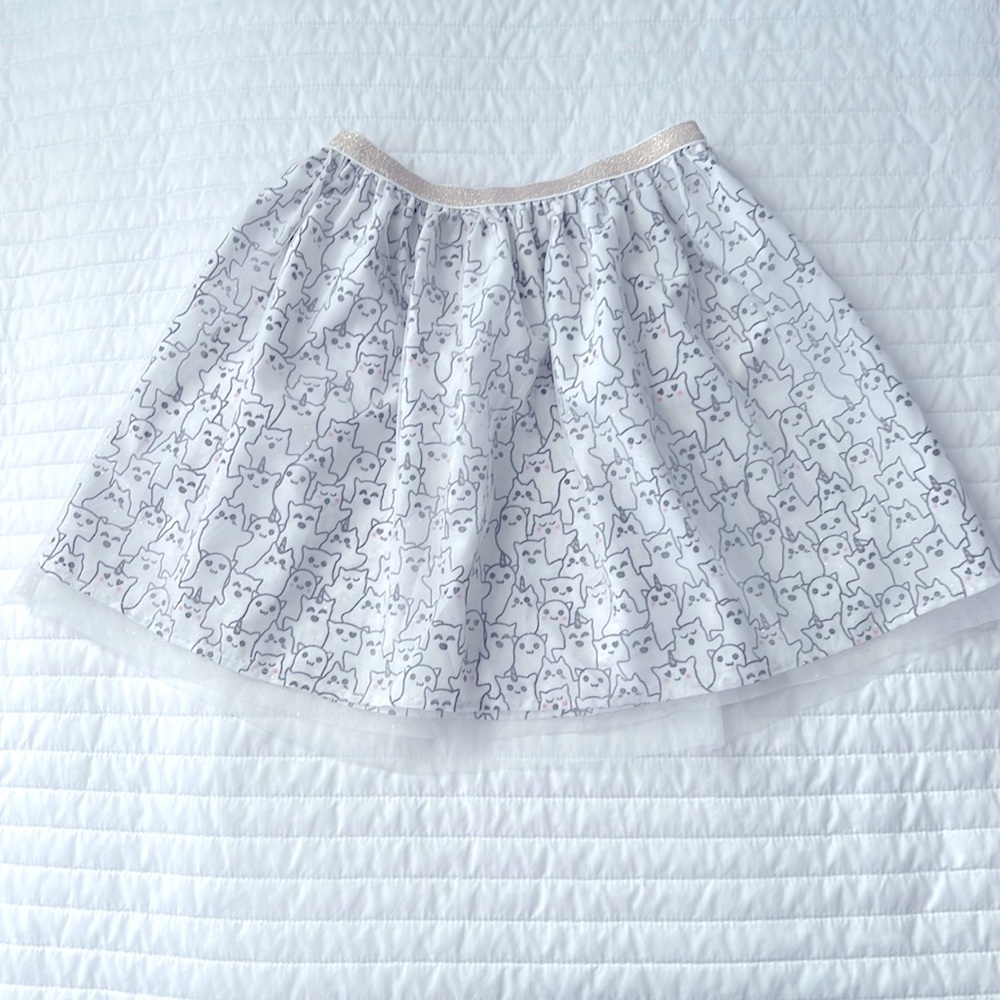 H&M Graphic Tulle Skirt